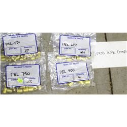 4 BAGS OF BRASS HOSE CRIMPS