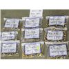 Image 1 : 9 BAGS OF BRASS SAE HOSE-NPT TEE'S