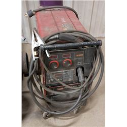 LINCOLN ELECTRIC POWER MIG 350MP WELDER C/W WHIP