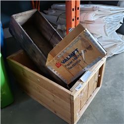 VINTAGE WOOD CRATES