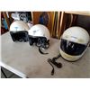 Image 1 : 3 VINTAGE ARAI AND CYBER BIKE HELMETS 2 W/ AUDIO