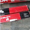 Image 2 : 3 BOXES HILTI COLLATED SCREWS 1000 6 X 1 1/4 INCH PER BOX