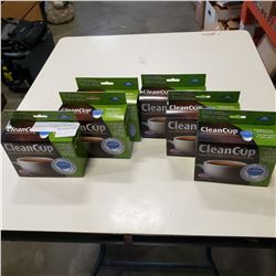 6 BOXES OF NEW KEURIG MACHINE CLEANING PODS RETAIL $10.99 EACH