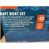 Image 2 : OZARK TRAIL INFLATEABLE RAFT BOAT SET NEW