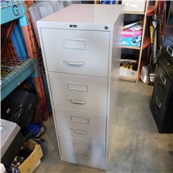 GREY 4 DRAWER FILE CABINET