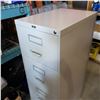Image 2 : GREY 4 DRAWER FILE CABINET