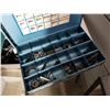 Image 2 : BLUE METAL 4 DRAWER PARTS ORGANIZER