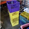 Image 2 : LOT OF STORAGE TOTES AND CRATES