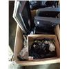 Image 2 : 2 BOXES OF COMPUTER MONITORS, KEYBOARDS, TOWER, AND MORE