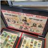 Image 2 : 2 FRAMED LICENSE PLATE ADVERTS AND GIFT ROUNDUP