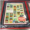 Image 3 : 2 FRAMED LICENSE PLATE ADVERTS AND GIFT ROUNDUP