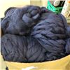 Image 3 : LARGE BOX OF BLUE WOOL YARN