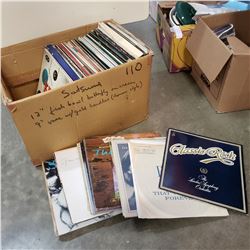 LARGE BOX OF RECORDS CLASSIC ROCK AND OTHERS