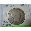 Image 2 : 1965 S USA SILVER BARBER HALF DOLLAR SAN FRANCISCO MI .900 SILVER