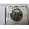 Image 2 : 3 CANADIAN TOONIES 2017 VIMY RIDGE, 2019 D-DAY