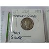 Image 2 : 7 SILVER USA WAR-TIME LIBERTY/MERCURY DIMES 1039-1945 .900 SILVER