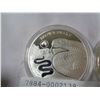 Image 2 : 2 COMMEMORATIVE SOLOMON ISLAND COINS KOOKA BURRA AND BROWN SNAKE - NOT SILVER