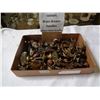 Image 1 : LOT OF ANTIQUE WOOD CASTORS, AND DRAWER HARDWARE