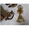 Image 3 : LOT OF ANTIQUE WOOD CASTORS, AND DRAWER HARDWARE