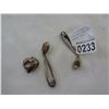 Image 1 : EARRINGS AND HEART PENDANT MARKED 925