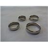 Image 2 : 4 TITANIUM RINGS SIZE 7, 7-1/2, 12-1/2, 13