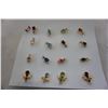 Image 2 : TRAY OF EARRINGS BAR BELL EARRINGS