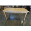 Image 2 : SOLID PINE DINING TABLE