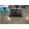 Image 1 : NEW MODERN 3 TIER TV STAND, RETAIL $249