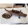 Image 2 : CARVED ALLIGATOR LIDDED BOX