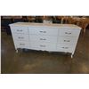 Image 1 : WHITE 9 DRAWER FRENCH PROVINCIAL DRESSER