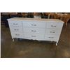 Image 1 : WHITE 9 DRAWER FRENCH PROVINCIAL DRESSER