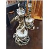 Image 3 : PAIR OF BRASS AND MARBLE FIGURAL TABLE LAMPS