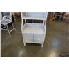 Image 2 : WHITE WICKER 3 TIER SHELF