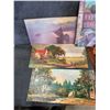 Image 2 : 3 ROBERT WOOD PRINTS AUTUMN BRONZE ENGLISH COUNTRY SIDE