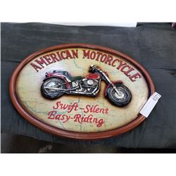 AMERICAN MOTORCYCLE SIGN