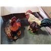 Image 2 : 9 ROOSTER FIGURES