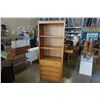 Image 1 : 4 DRAWER OAK BOOKSHELF