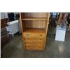 Image 2 : 4 DRAWER OAK BOOKSHELF