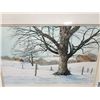 Image 2 : FIRST SNOW HAND PAINTED ETCHING BY CAROL COLLETTE