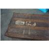 Image 3 : VINTAGE WOOD LEATHER AND METAL BOUND TRUCK