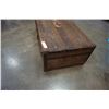 Image 4 : VINTAGE WOOD LEATHER AND METAL BOUND TRUCK