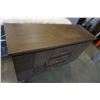 Image 3 : NEW HOME ELEGANCE MODERN SERVING CABINET WITH METAL ACCENTS, RETAIL $899