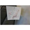 Image 8 : BRAND NEW HUDSON GREY STITCHED LEATHER POWER RECLINING SOFA W/ FLIP DOWN CONSOLE AND LOVE SEAT - RET