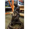 Image 2 : METAL LADY LAMP FIGURE