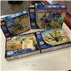 Image 1 : 4 NEW 1OZ MOTORIZED BUILDING BLOCK SETS 3020, 3018, 3016, 3015