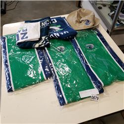 CANUCKS SCARVES AND HAT