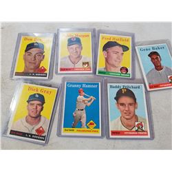 LOT OF 1958 TOPPS BASEBALL