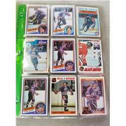 LOT OF 200+ VARIOUS HOCKEY CARDS W/ YEARS RANGING FROM 1982-89