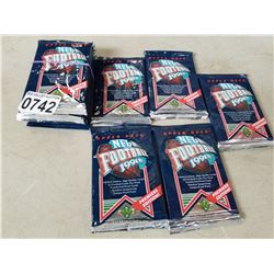 LOT OF UPPER DECK NFL FOOTBALL PACKS SEALED