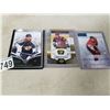 Image 1 : 3 LIMITED EDITION HOCKEY CARDS JEREMY ROENICK 15/85 LINUS KLASSEN 313/399 AND CHRISTIAN DVORAK 173/9